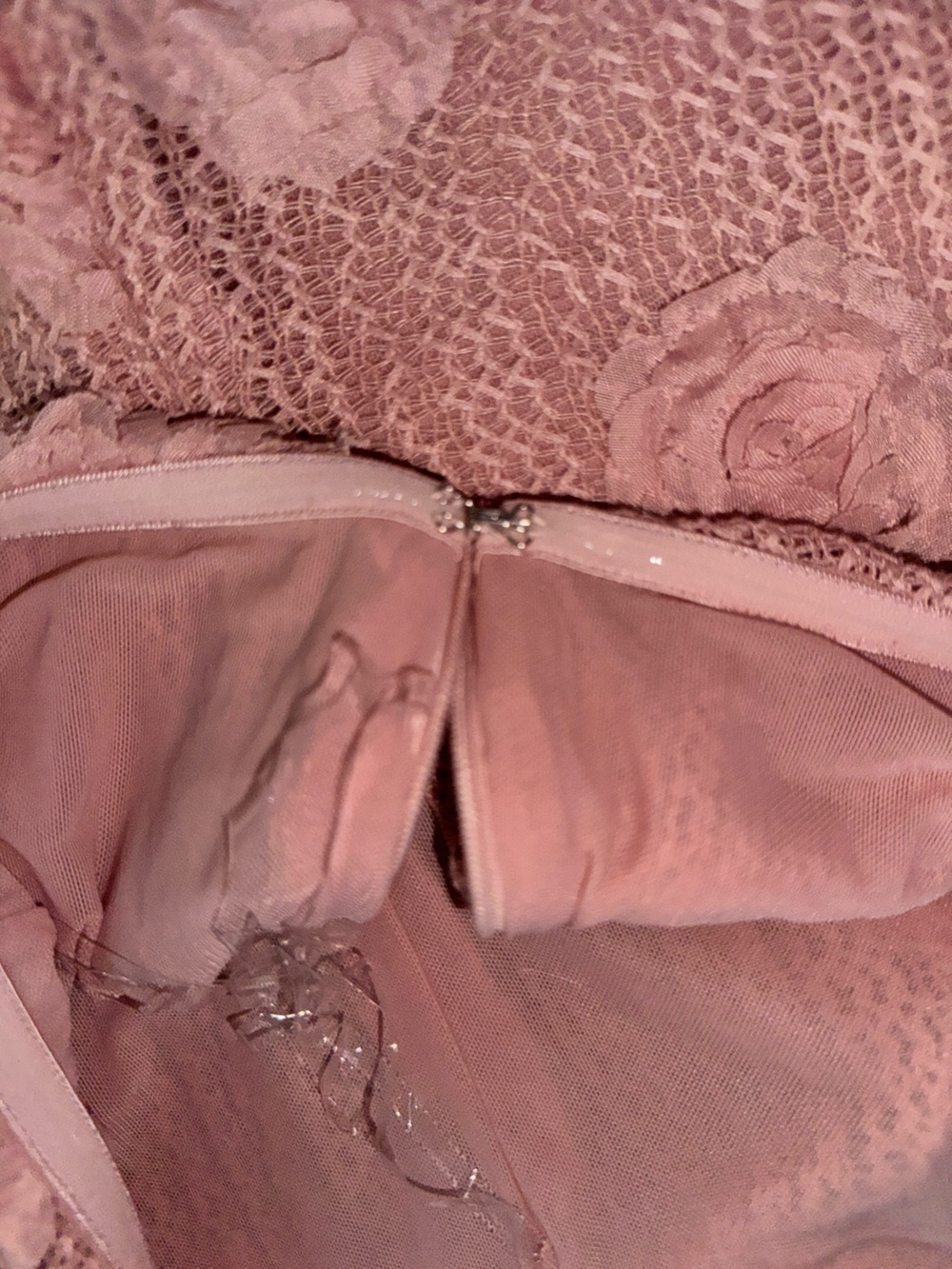 Peppermayo Blush Pink Rosette Knit Maxi Dress - Picture 5 of 5